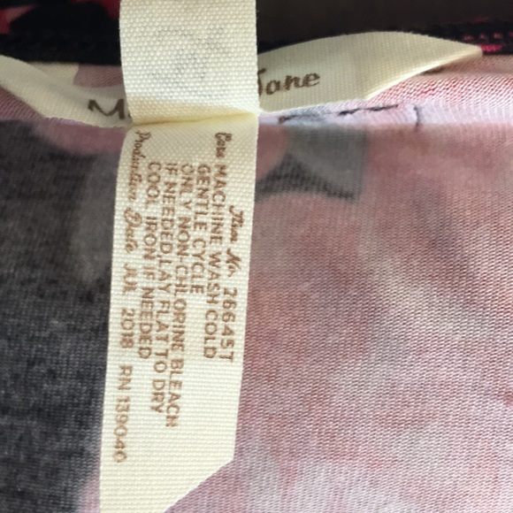 MATILDA JANE Stretch Jersey Knit Wrinkle Resistant Floral Print Oversized Top - Picture 14 of 16